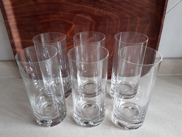 Vasos altos cristal Slovakia