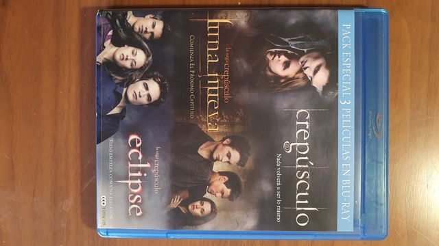 Trilogia Crepúsculo en Blu-ray disc