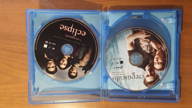 Trilogia Crepúsculo en Blu-ray disc