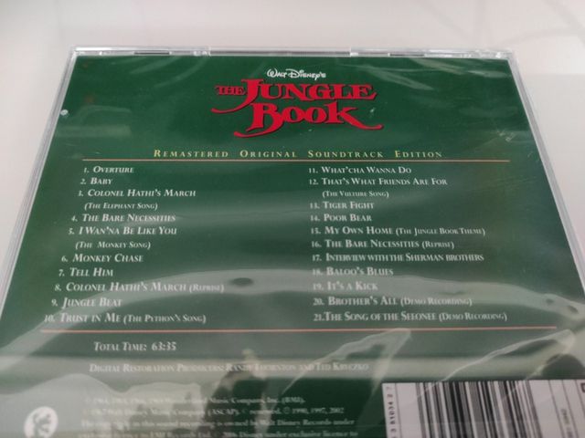 El libro de la selva CD Original soundtrack