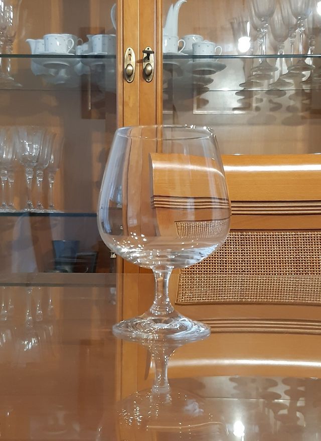 4 Copas coñac o licor