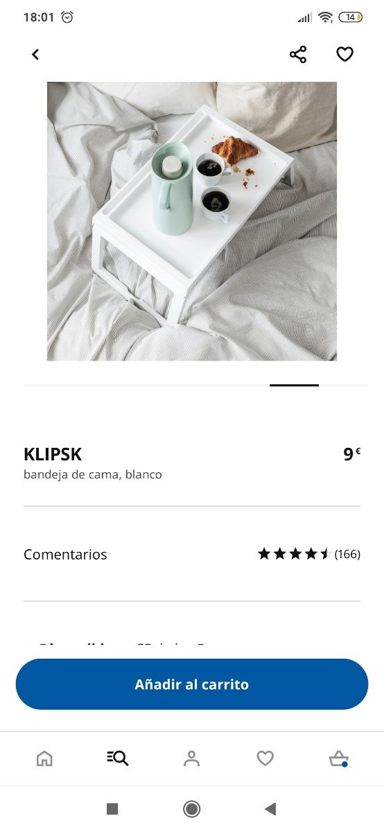Bandeja plegable ikea 