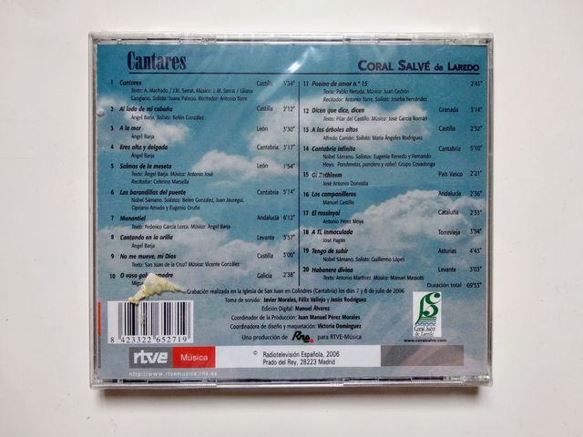CANTARES Coral Salvé de Laredo (2006) CD 