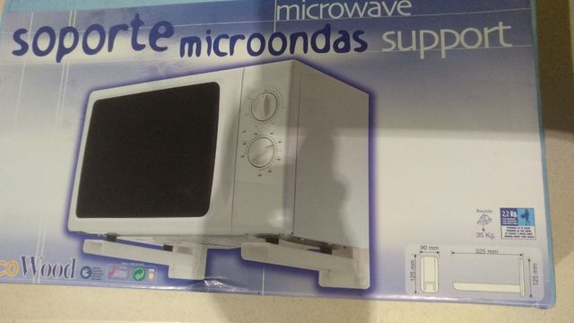 SOPORTE escuadras angulos microondas