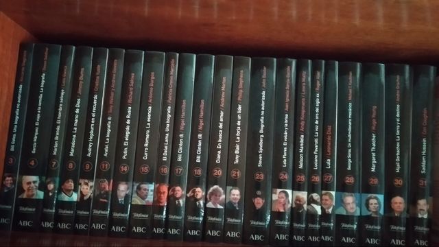 Biografías de personajes.