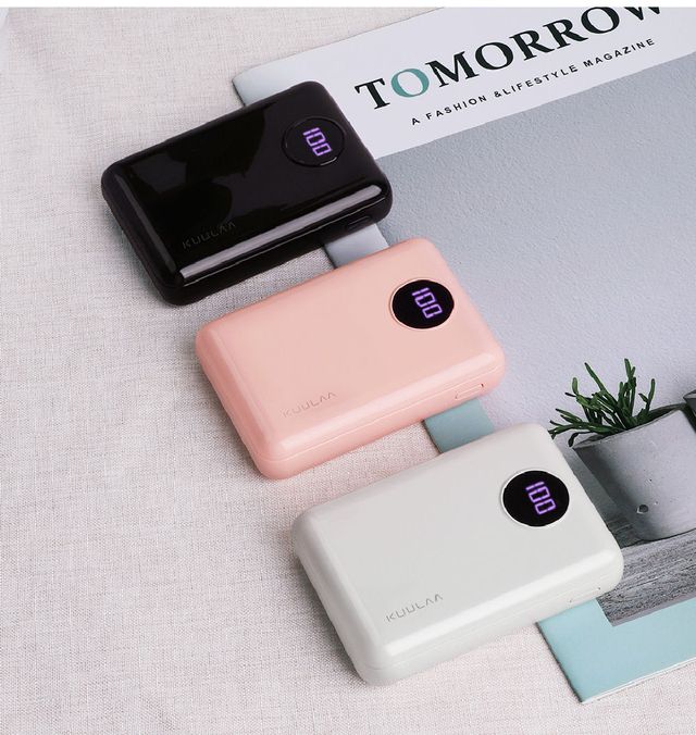 Power Bank Blanca  10.000 mAh