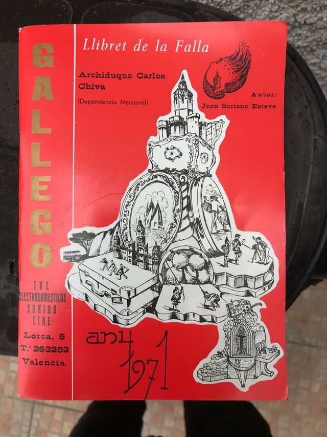LIBRETA DE LA FALLA 1971