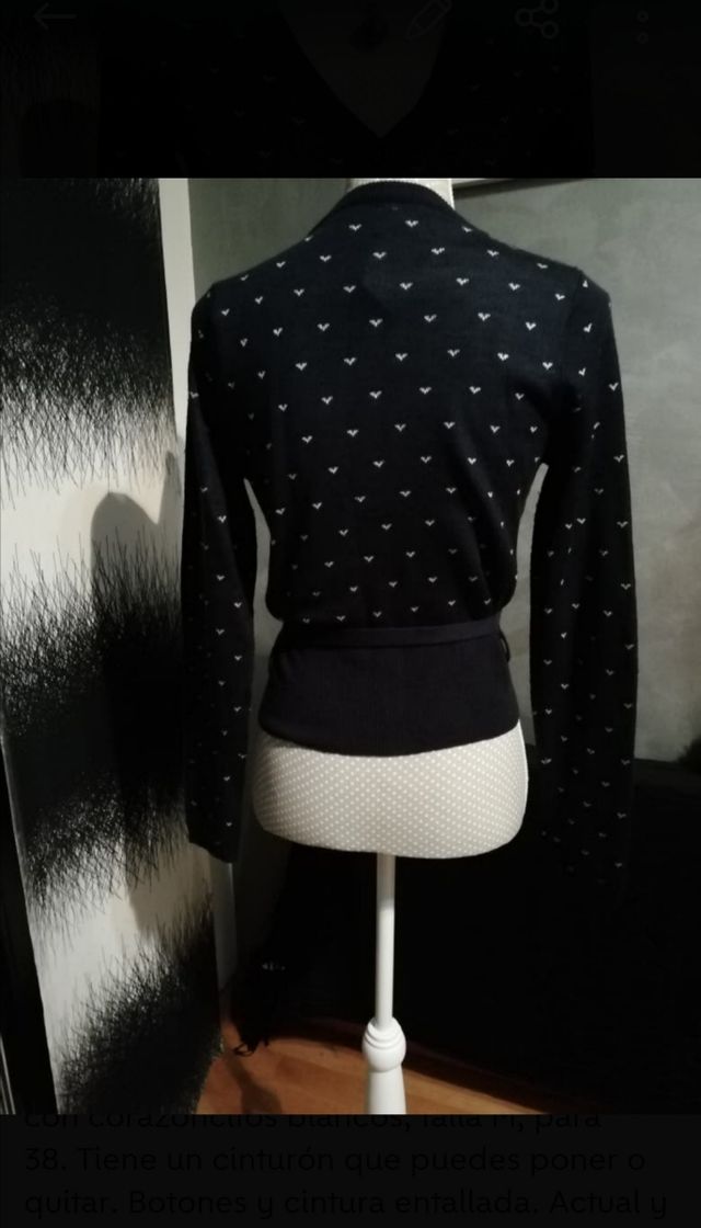 Chaqueta punto marino S-M