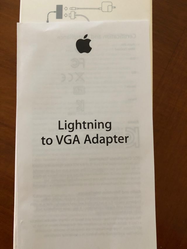 Adaptador VGA APPLE