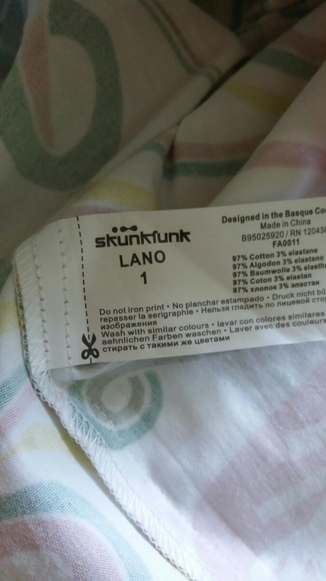 Falda Skunkfunk blanca nueva