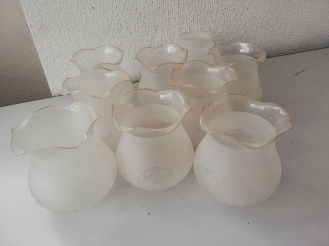 8 TULIPAS PARA LAMPARA O QUINQUES