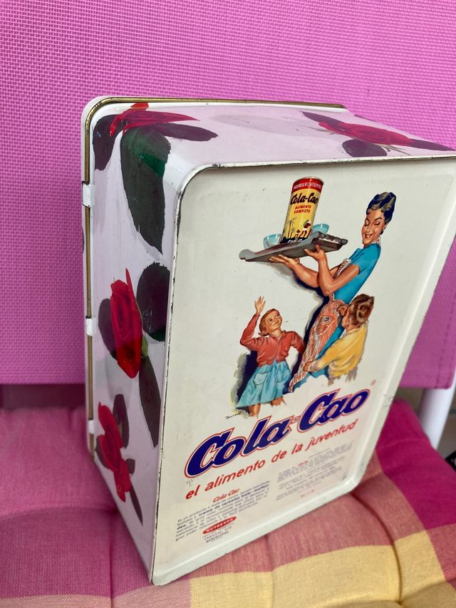 Caja de latón Colacao Vintage
