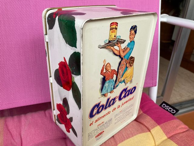 Caja de latón Colacao Vintage