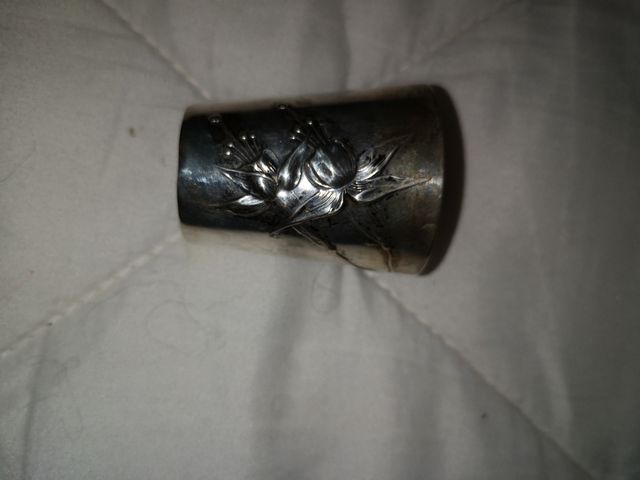 Tazze da tè Art Deco. Argento massiccio.