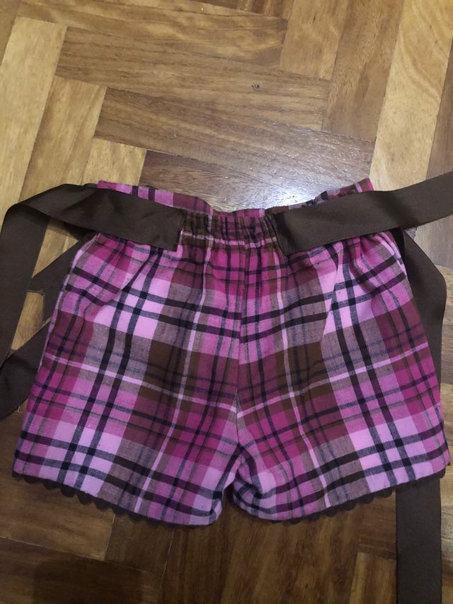 CONJUNTO NIÑA NINI TALLA 3 BLUSA Y PANTALON CORTO