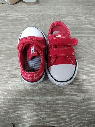 converse rojas velcro