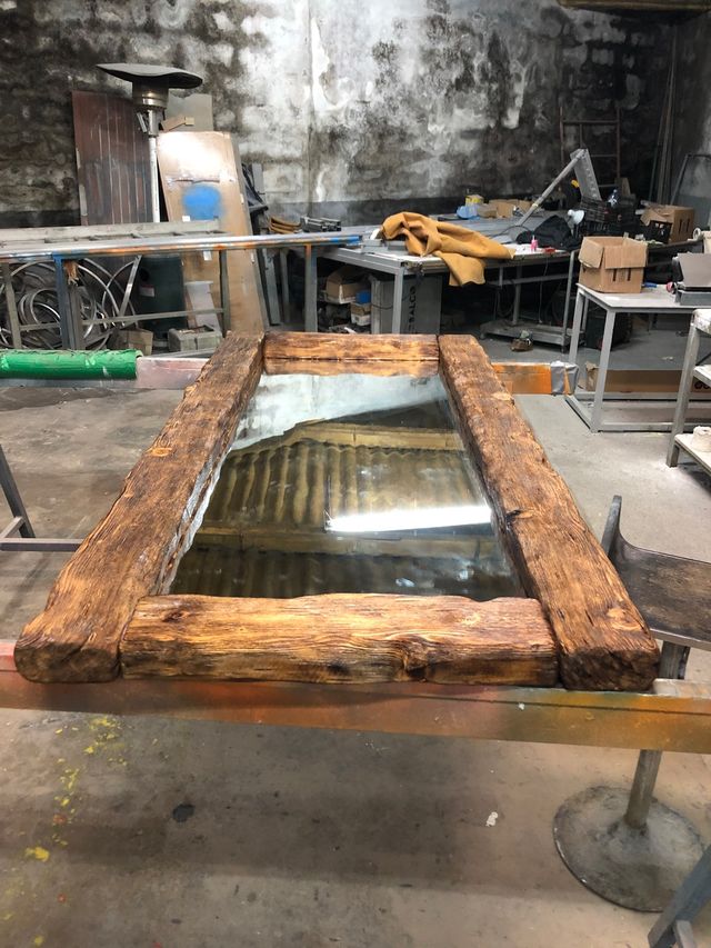 Espejo de diseño rustico de segunda mano por 499 € en Santiago de