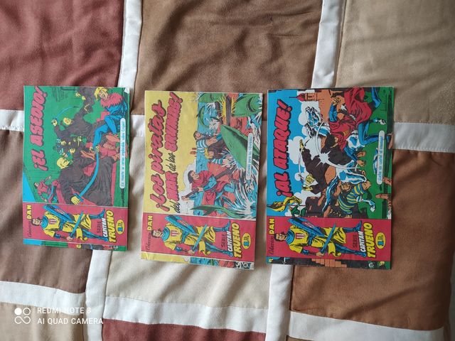 3 comics facsímil Capitán Trueno