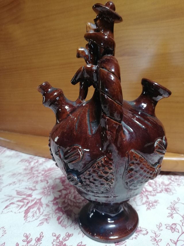 #botijo #figura #barro esmaltado #