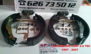 MITSUBISHI L200 1998- 2015*KIT ZAPATAS COMPLETO