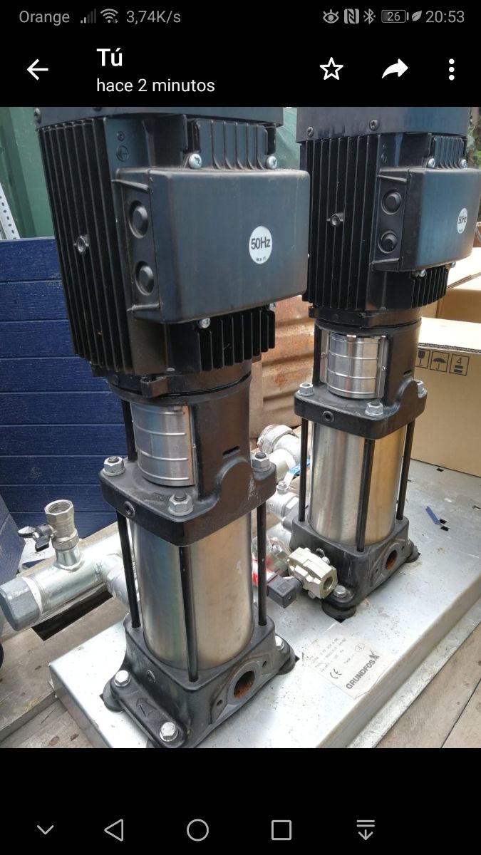 BOMBA GRUNDFOS H2000 G MF 2CR 4-80