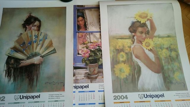 lote 10 láminas Vicente Romero y Arquer Buigas