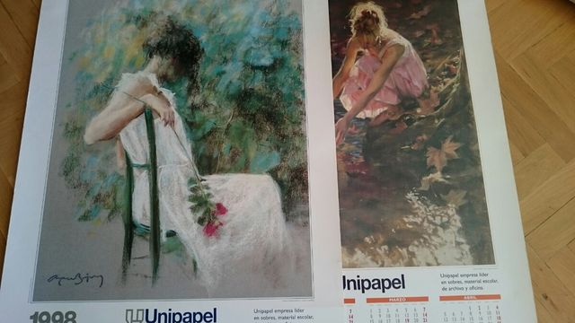 lote 10 láminas Vicente Romero y Arquer Buigas