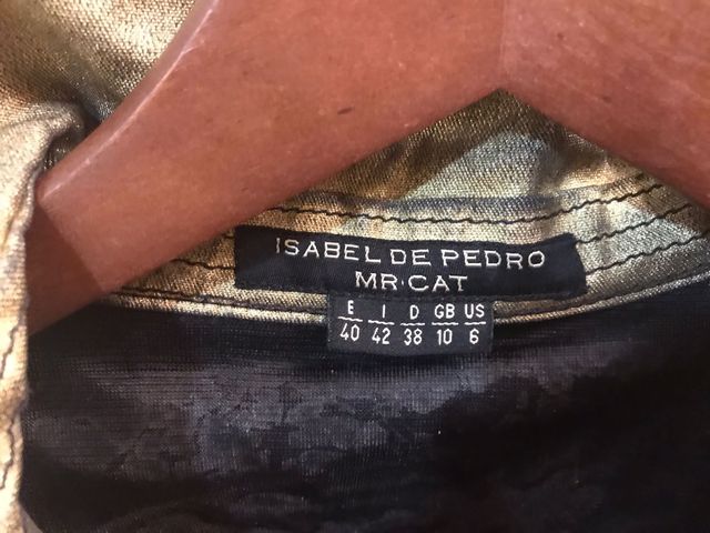 Chaqueta bronce Isabel De Pedro Mr. Cat