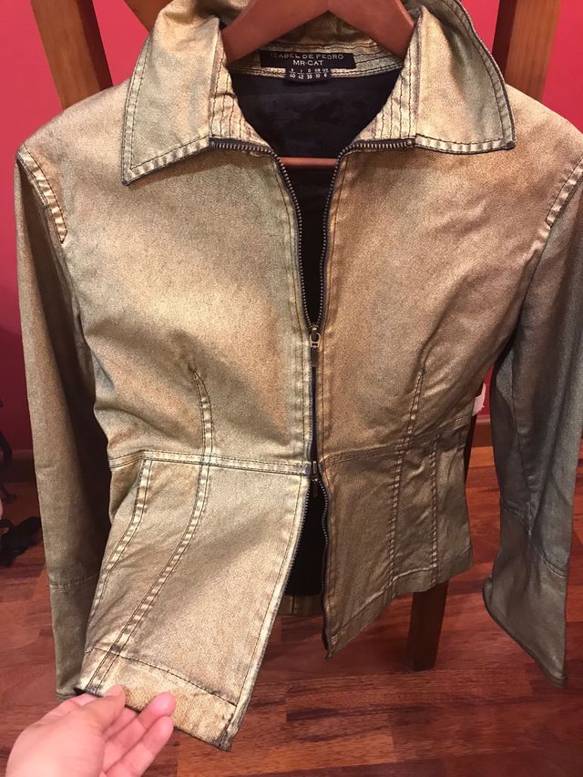 Chaqueta bronce Isabel De Pedro Mr. Cat