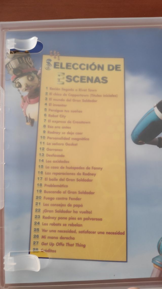 DVD, ROBOTS, animación