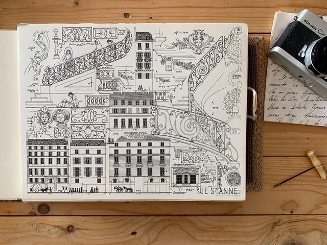 Croquis Paris Albert Laprade