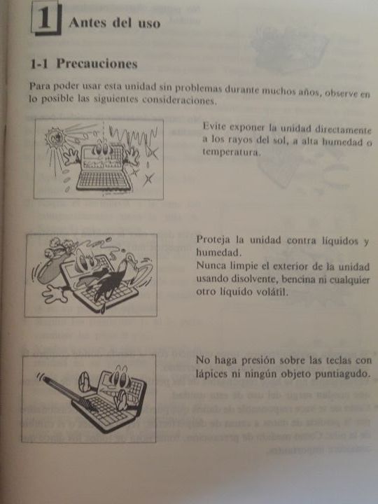 Manual de digital casio sf-4000.