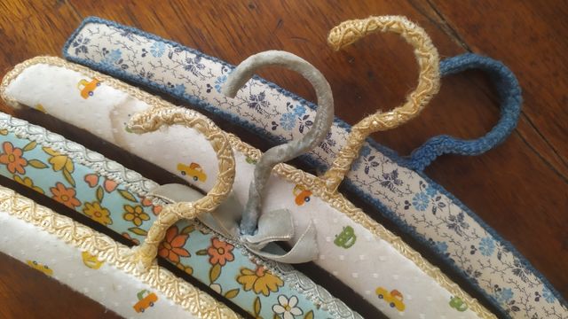 4 Perchitas vintage acolchadas