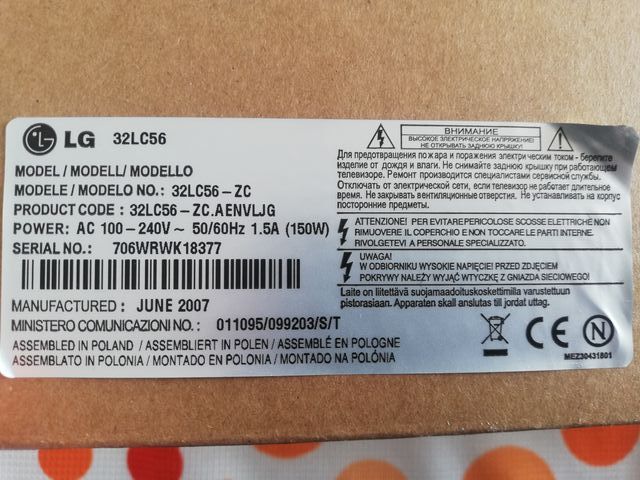 EAX35731602 Módulo Sensor de Infravermelho Receptor IR