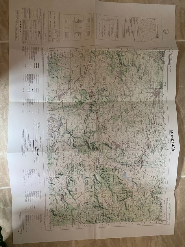 Mapas cartográficos del Ejército Escala 1:50.000