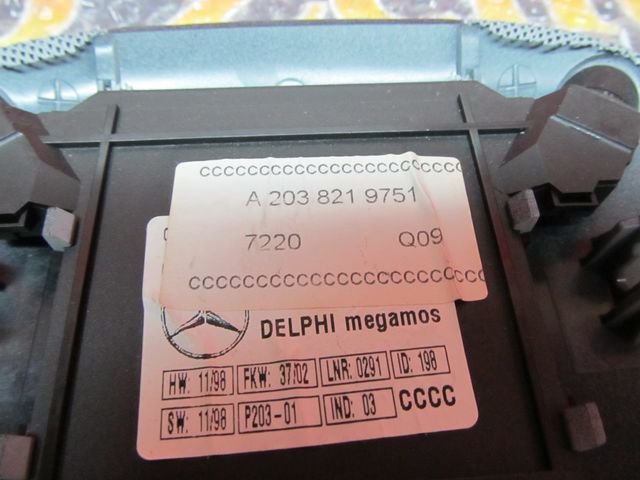 RSG114 SENSORES TECHO ALARMA MB C W203