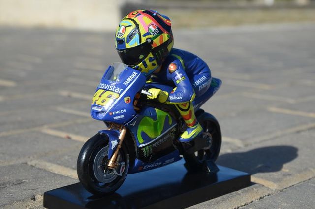 Figura piloto Valentino Rossi