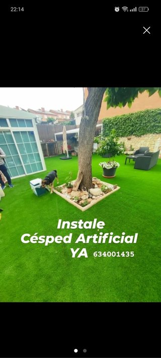 CÉSPED ARTIFICIAL JARDIN REFORMA INTEGRAL
