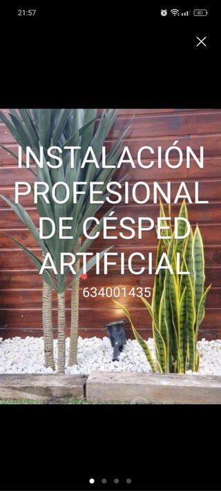 CÉSPED ARTIFICIAL JARDIN REFORMA INTEGRAL