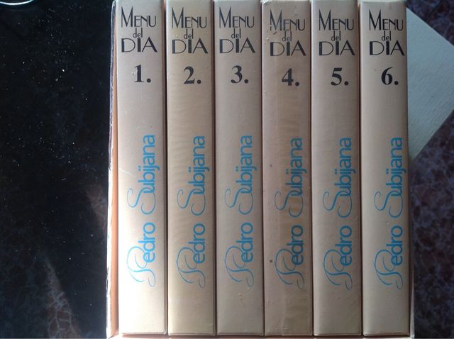 PEDRO SUBIJANA  6VIDEOS VHS