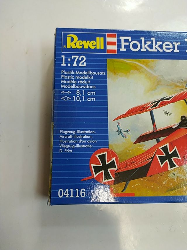 Maqueta avión Fokker Dr 1