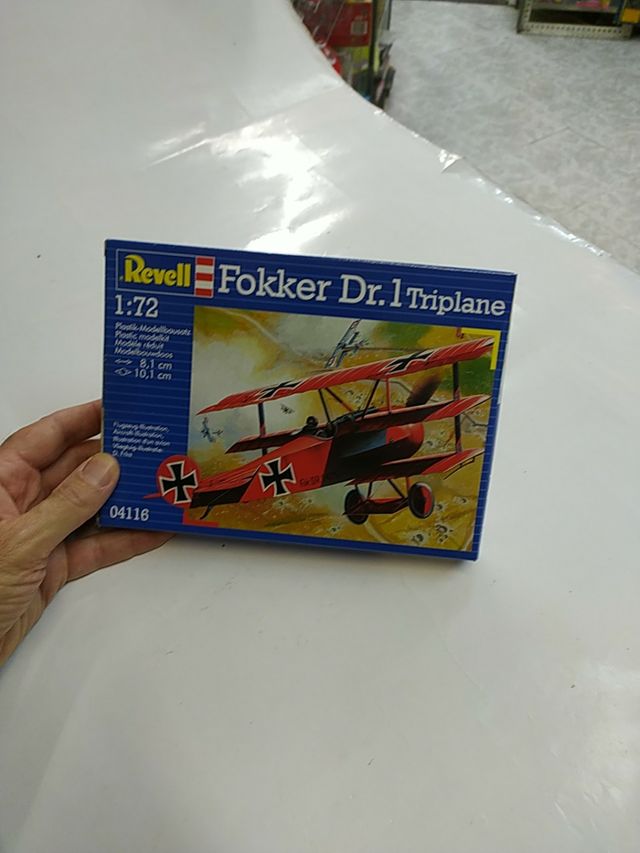 Maqueta avión Fokker Dr 1