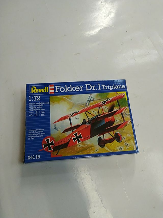 Maqueta avión Fokker Dr 1