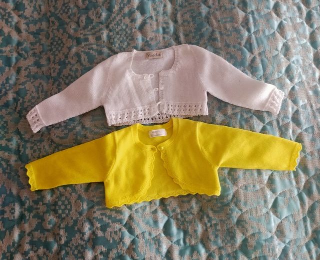 2 chaquetitas de 0 a 3 meses.