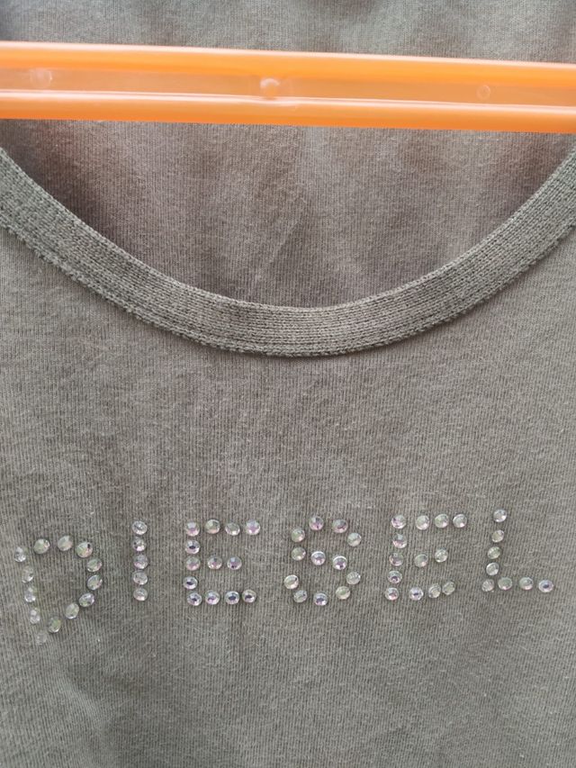 camiseta Diesel caqui