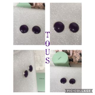 PENDIENTES TOUS MOD. Sucre. Color morado nuevo