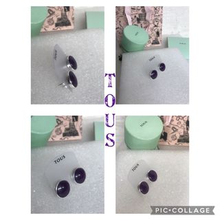 PENDIENTES TOUS MOD. Sucre. Color morado nuevo