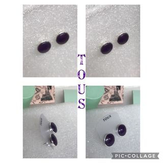 PENDIENTES TOUS MOD. Sucre. Color morado nuevo