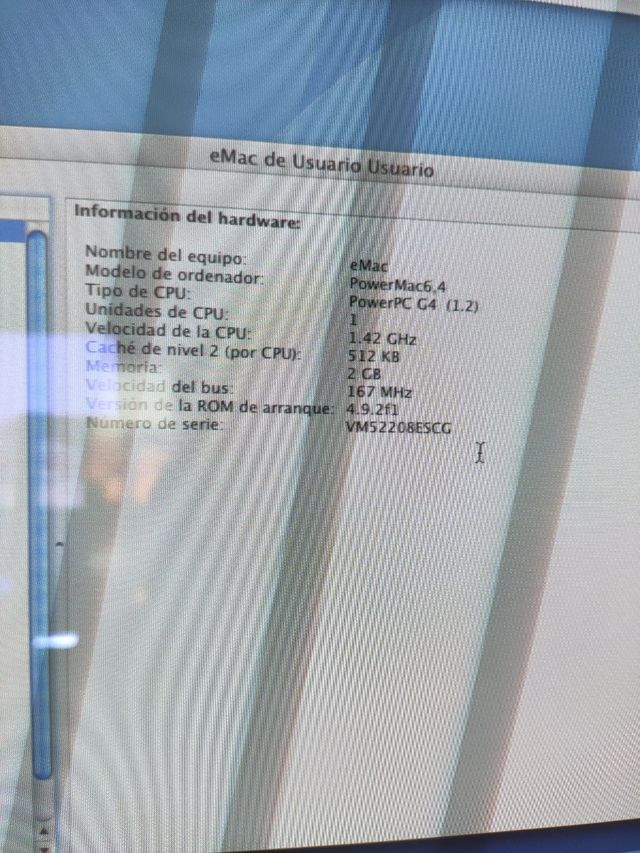 Apple eMac G4 colección RAM 2GB 