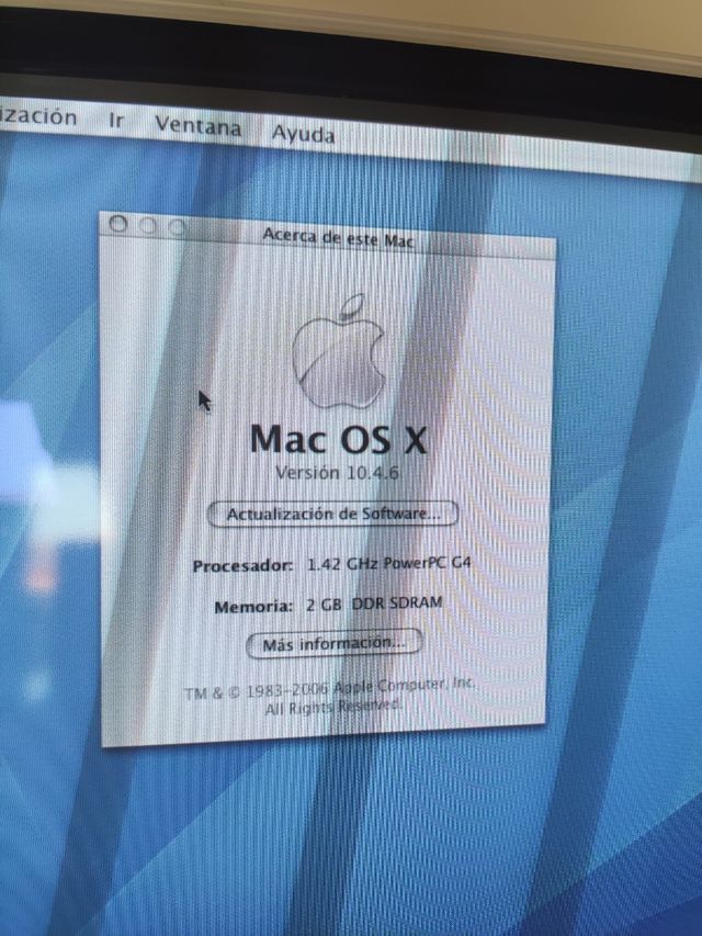 Apple eMac G4 colección RAM 2GB 